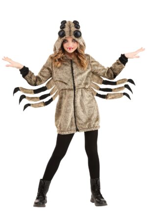 Kid's Cozy Tarantula Costume Dress | Kid's Spider Costumes