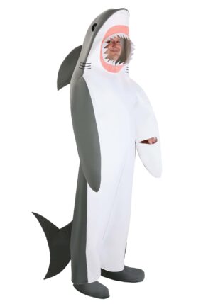 Adult Plus Size Great White Shark Costume | Adult Shark Costumes
