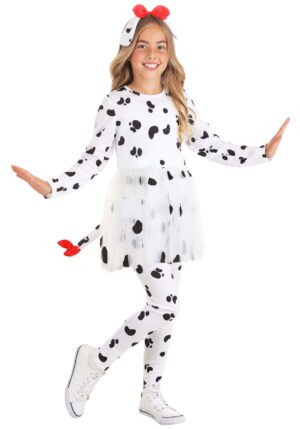 Adorable Dalmatian Girl's Costume | Dog Costumes for Humans
