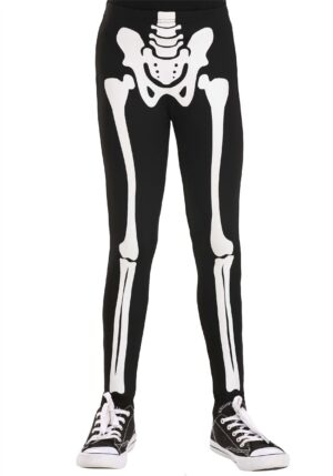 Kid's Skeleton Leggings | Costume Halloween Apparel