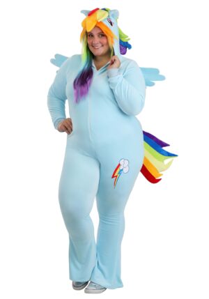 Plus Size My Little Pony Women's Rainbow Dash Costume | Plus Size Costumes