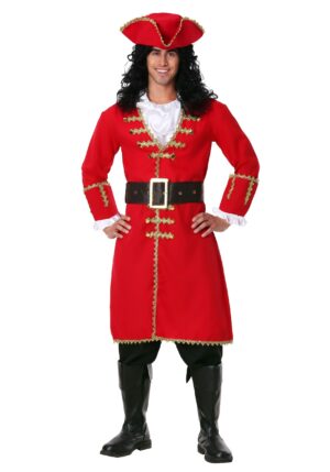 Men's Plus Size Captain Blackheart Costume | Exclusive Costumes