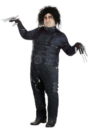 Plus Size Edward Scissorhands Costume for Men | Movie Costumes