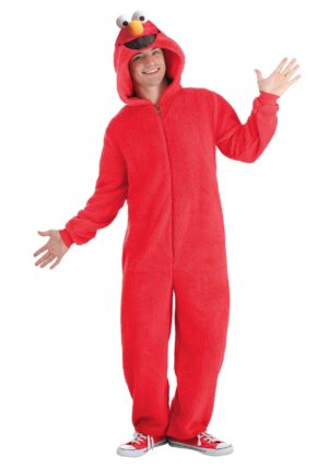 Sesame Street Adult Elmo Onesie Costume