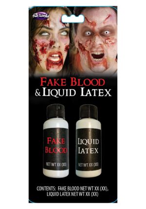 1oz Blood & Liquid Latex Makeup Duo Set | Special Effects Makeup