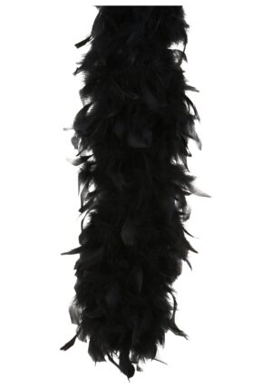 Deluxe 120 Gram Black Feather Boa | Costume Accessories