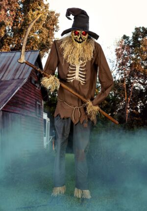 12FT Animatronic Scarecrow Decoration - Tekky | Halloween Animatronics