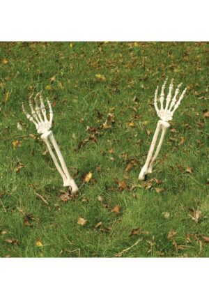 15-Inch Grave Breaker Skeleton Arms Decoration | Yard Decorations