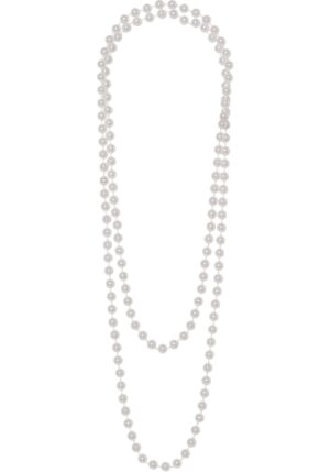 Women's 1920s Faux Pearl Costume Necklace | Flapper Accessories