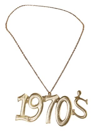 1970's Gold Chain Costume Necklace | 70's Accessories