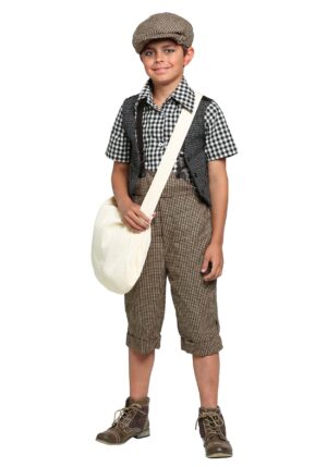 Kid's 20s Newsie Costume | Exclusives | Made By Us