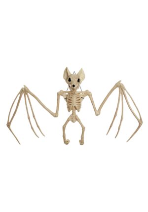 22 Inch Bone Chilling Bat Decoration | Skeleton Decor