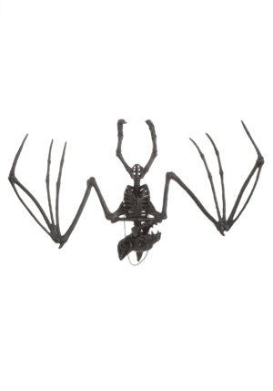 22-Inch Medium Black Bat Skeleton Decoration Prop | Animal Decorations