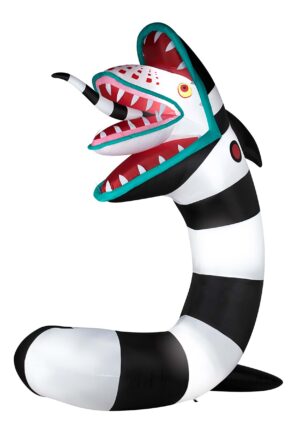 12FT Giant Beetlejuice Sandworm Inflatable Decoration | Halloween Inflatables