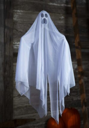 32-Inch Hanging White Ghost | Hanging Halloween Decorations