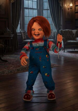 3.5FT Animated Universal Chucky Decoration | Halloween Animatronics