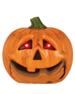 7-Inch Light Up Talking Jack O Lantern with Moving Jaw Decoration | Pumpkin Decorations