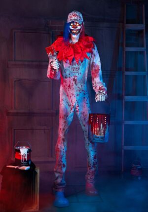 7FT Arty the Clown Animated Halloween Decoration | Halloween Animatronics