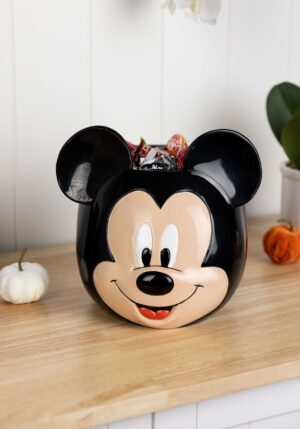 8-Inch Disney Mickey Mouse Treat Bowl Decoration | Disney Decorations