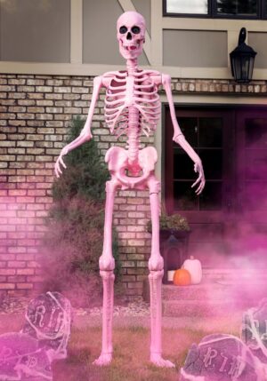 8FT Ms. Vanderbones Pink Skeleton Prop | Skeleton Decorations