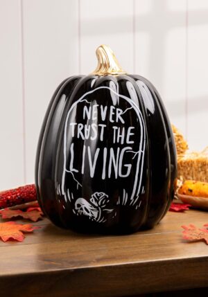 9-Inch Ceramic Tombstone Pumpkin Prop | Pumpkin Decorations