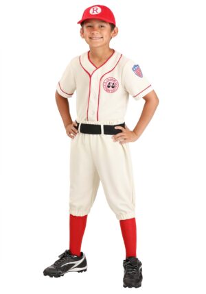 A League Of Their Own Child Jimmy Baseball Uniform Costume | Exclusive Costumes