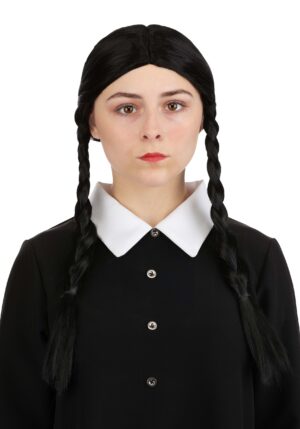 1960s Wednesday Addams Women's Costume Wig | Wednesday Addams Accessories