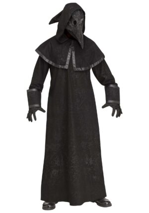 Black Plague Doctor Adult Costume | Scary Costumes
