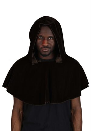 Brown Hood Cowl | Scary Accessories
