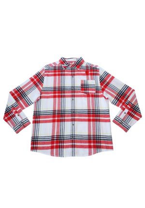Cakeworthy It Long Sleeve Flannel Adult Shirt | Halloween Clothes