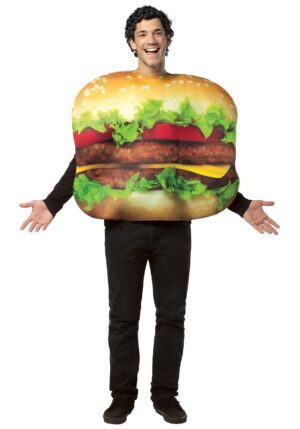 Cheeseburger Adult Costume | Food Costumes