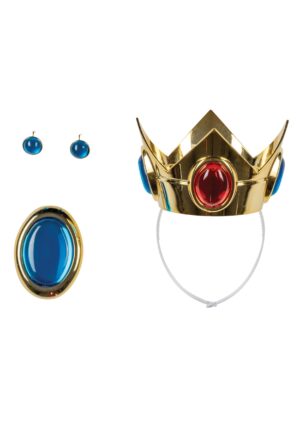 Princess Peach Crown Jewels Adult/Child Costume Set | Princess Peach Accessories