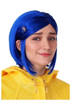 Coraline Blue Costume Women's Wig | Coraline Accessories