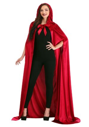 Crimson Riding Costume Adult Cloak | Storybook Accessories