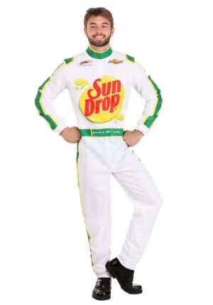 Adult Dale Earnhardt Jr Sundrop Uniform NASCAR Costume | NASCAR Costumes