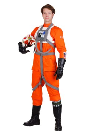 Deluxe Star Wars X-Wing Pilot Men's Costume | Star Wars Costumes