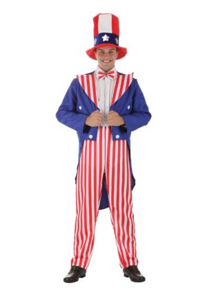 Deluxe Uncle Sam Costume for Men