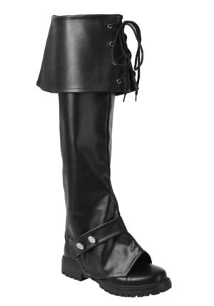 Deluxe Vinyl Costume Adult Boot Tops | Adult Costume Accessories