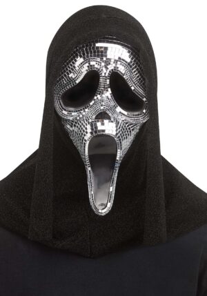 Disco Mirror Ghost Face Adult Mask | Scary Masks
