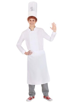 Disney & Pixar Men's Alfredo Linguini Ratatouille Costume with Light Up Hat | Disney Costumes