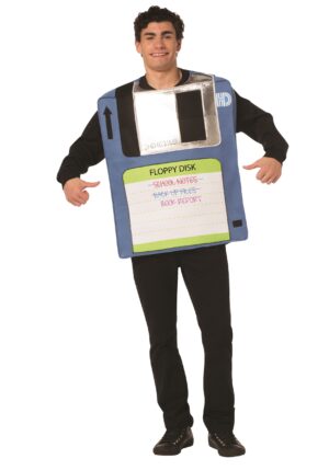 Floppy Disk Costume for Adults | Adult Funny Costumes