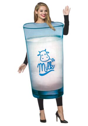 Get Real Glass O' Milk Costume Adult