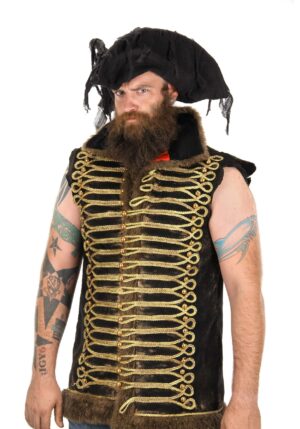 Ghost Pirate Costume Hat for Adults | Pirate Accessories