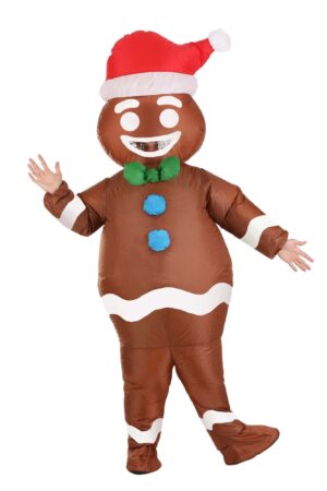 Adult Inflatable Gingerbread Costume | Christmas Costumes