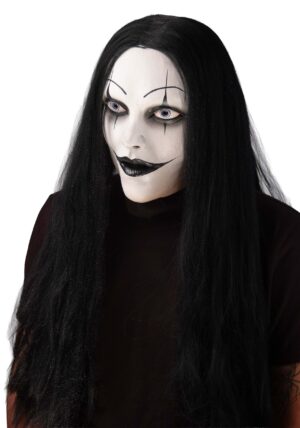 Gothic Girl Adult Costume Mask | Scary Masks