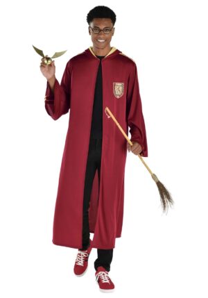 Harry Potter Gryffindor Adult Costume Quidditch Robe | Gryffindor Costumes