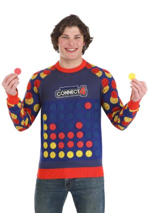 Adult Hasbro Connect Four Sweater | Adult Sweaters