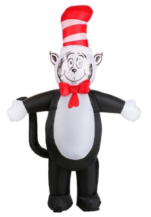 Adult Inflatable Dr. Seuss The Cat in the Hat Costume | Dr. Seuss Costumes