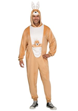 Kangaroo Adult Onesie Costume | Animal Costumes
