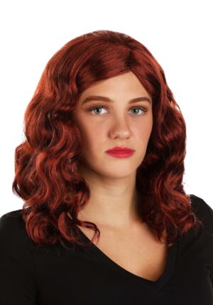 Adult Marvel Black Widow Costume Wig | Superhero Accessories